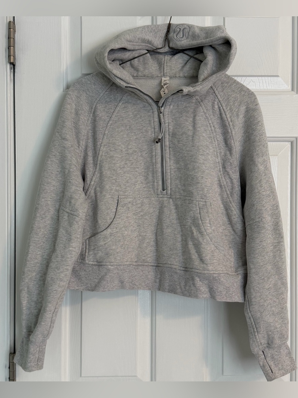 Lululemon Scuba Hoodie Gray Half-Zip Hooded Sweatshirt XS/S